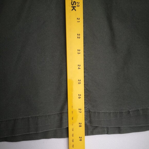 Old Navy Men's Size Large Olive Zipper & Snap Closure Jacket w/ Packable Hood - Picture 14 of 14